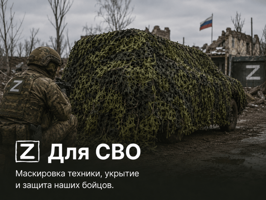 Маскировочные сети для СВО и укрытия техники и позиций